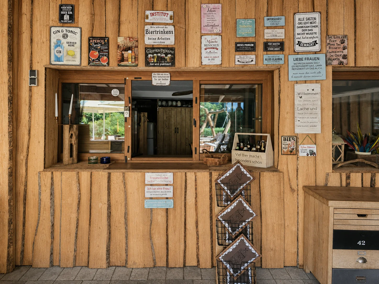 Theke im Jause Dachsloch